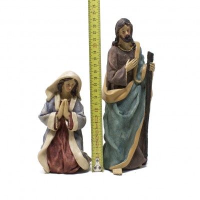 Natività in Resina Completa da 25 cm Set 9 pezzi 51217