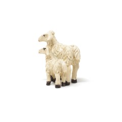 Gruppo di 2 Pecore in Resina per Presepe 4.7 cm 53897