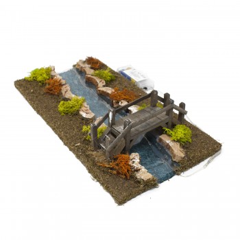 Fiume Componibile Effetto Acqua con Luci 33x17 cm 65024