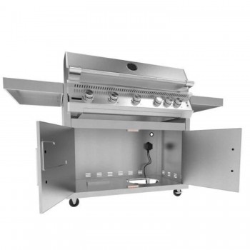 Carrello per Barbecue Cart Grill 500 S Brabura