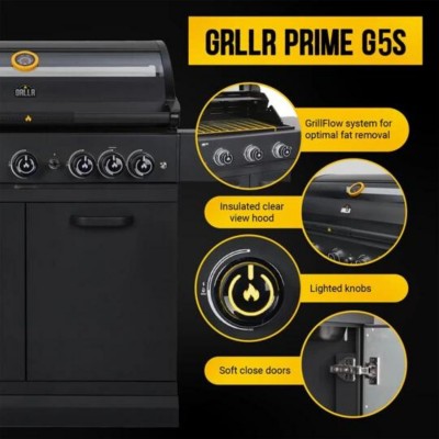Barbecue a gas Prime G5S 5 Fuochi GRLLR