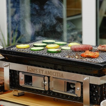 Barbecue da Tavolo a Carbone GRLLR Osaka Shichirin Nero