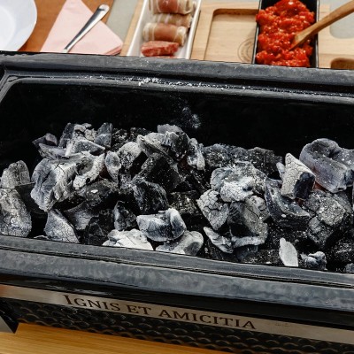 Barbecue da Tavolo a Carbone GRLLR Osaka Shichirin Nero