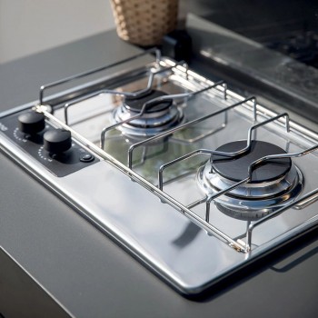Modulo Acciaio Inox e Nero per Plancha Master