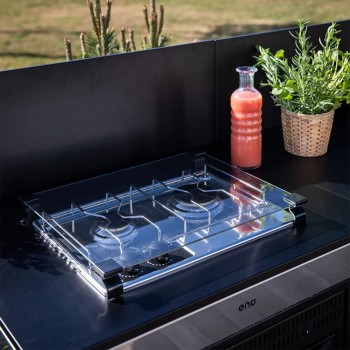 Modulo Acciaio Inox e Nero per Plancha Master