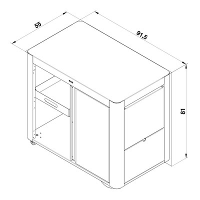 CARRELLO ACHILLE INOX CON ANTE PER PLANCHA