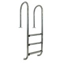 Scaletta Muro in Acciaio per Piscina Interrata 154 cm