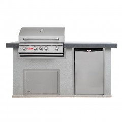 Cucina da Esterno Completa Personalizzabile Power Q in Stucco