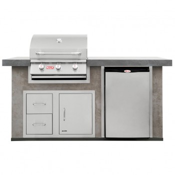 Cucina da Esterno Completa Personalizzabile Power Q in Stucco