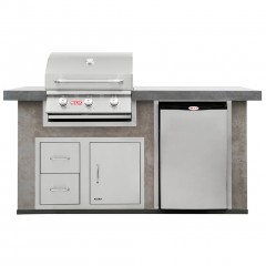 Cucina da Esterno Completa Personalizzabile Power Q in Stucco