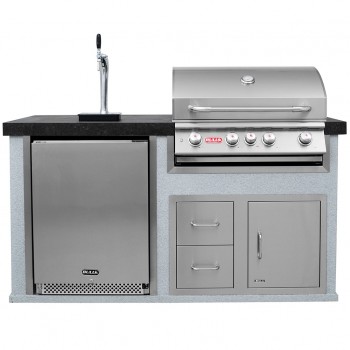 Cucina da Esterno Completa Personalizzabile Power Q in Stucco