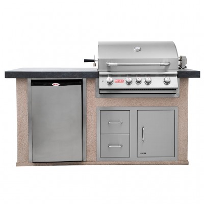 Cucina da Esterno Completa Personalizzabile Power Q in Stucco