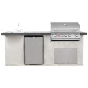 Cucina da Esterno Completa Personalizzabile ODK in Stucco