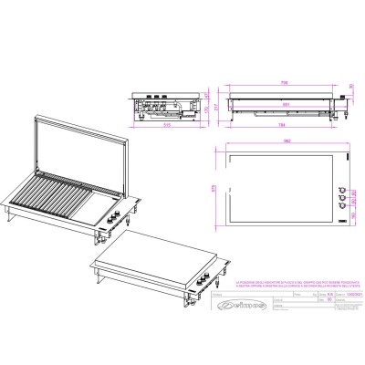 Barbecue a Gas FGB 750 da incasso