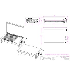 Barbecue a Gas FGB 750 da incasso