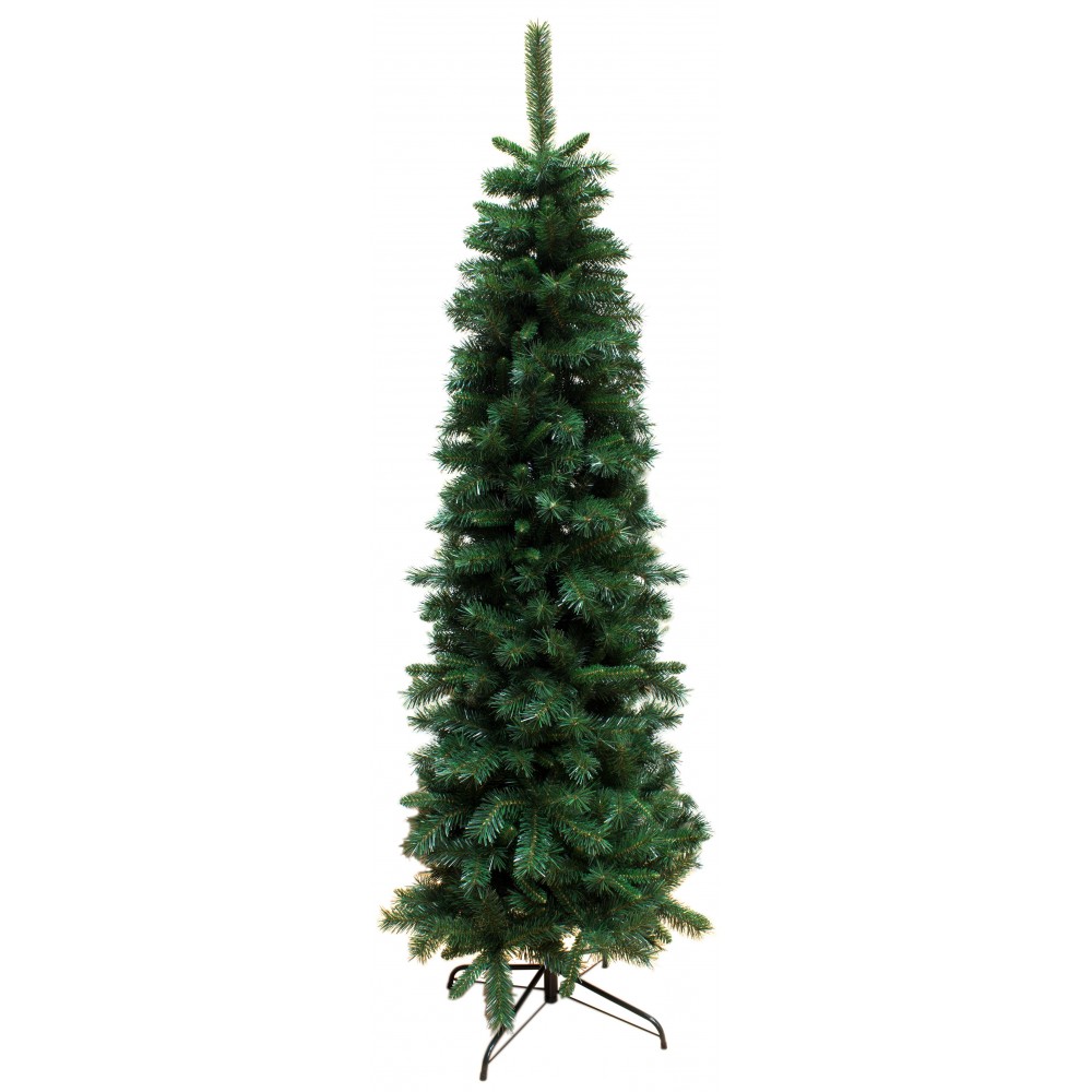 Albero Di Natale Slim 210 Cm.Albero Di Natale Slim 210 Cm Abete Ecologico 47508 Ivostore