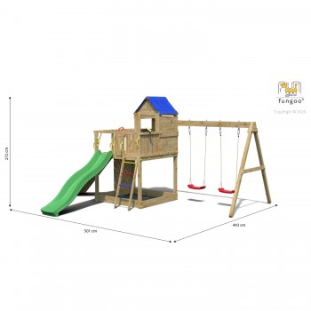 Gioco in Legno da Giardino Treehouse