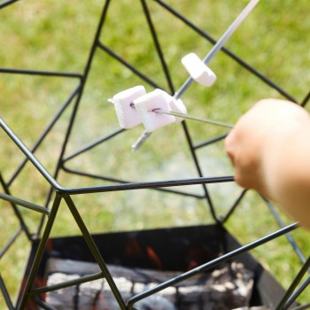 Set 4 Spiedini per Barbecue in Acciaio