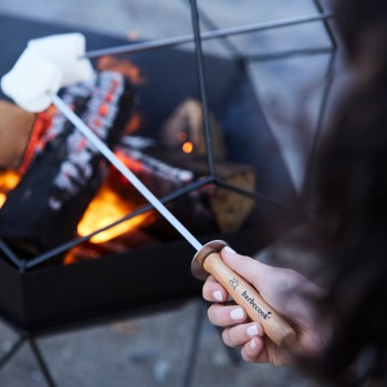 Set 4 Spiedini per Barbecue in Acciaio