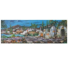 Fondale Orientale Notturno per Presepe 724B
