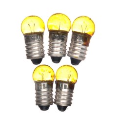 Lampadine E10 Gialle 5 Pezzi 3,5V N12G