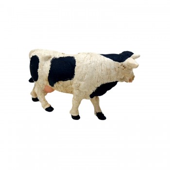 Mucca Pezzata Bianca e Nera 10 cm per Presepe 08142
