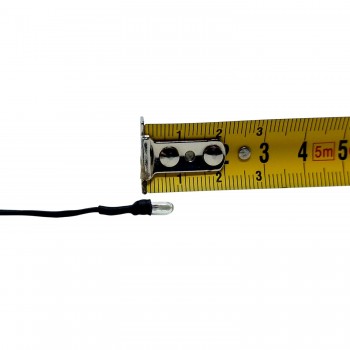 Microlampada Bianca 3mm con spina 3,5V 63012