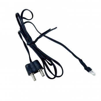 Microlampada Bianca 3mm con spina 3,5V 63012