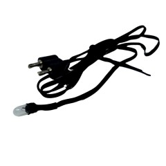 Microlampada Bianca 3mm con spina 3,5V 63012