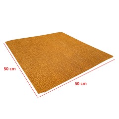 Pannello in Sughero Muro con Pietre per Presepe 50x50 cm