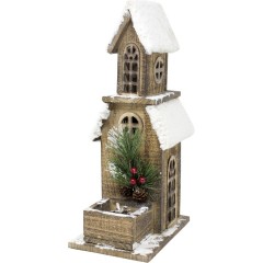 Casetta di Natale 36 cm Decorazione Natalizia 47441