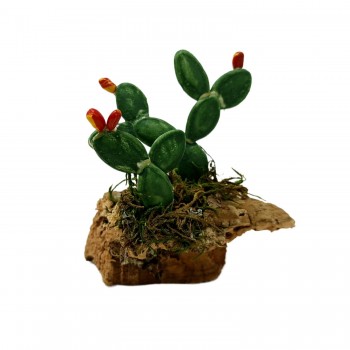 Fichi d'India con Base in Sughero Miniature per Presepe 79270