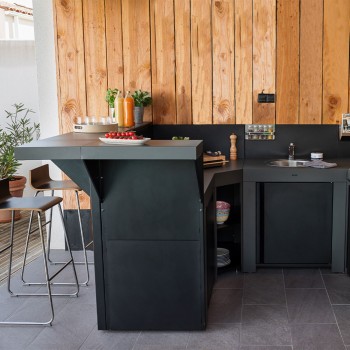 Bancone Modulo/Felix 60 cm Grigio Scuro