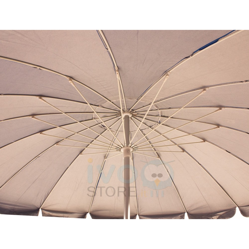 Ombrellone Mare Spiaggia Grande 240 cm Alluminio Antivento - IVOSTORE