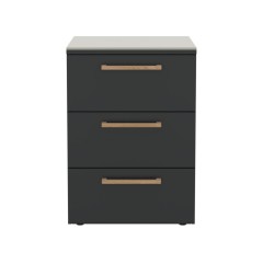 Modulo Cassettiera CT 60 con 3 Cassetti Antracite
