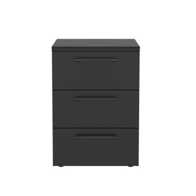 Modulo Cassettiera CT 60 con 3 Cassetti Antracite