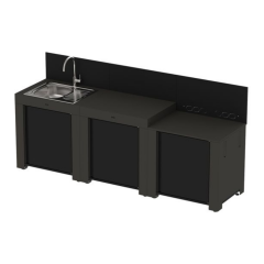 Cucina da Esterno Completa Classic 240 cm