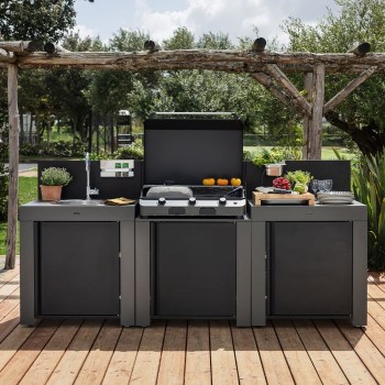 Cucina da Esterno Completa Classic 240 cm