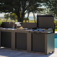 Cucina da Esterno Completa Classic 240 cm