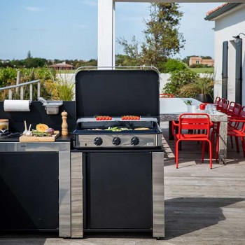 Cucina Esterna Essential Inox 160 cm
