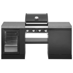 Cucina da Esterno Completa 185 Series con Frigo