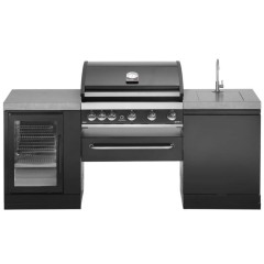 Cucina da Esterno Completa 205 Series con Frigo e Lavello