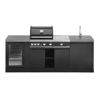 Cucina da Esterno Completa 230 Series con Frigo e Lavello