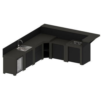 Cucina per Esterni Eno Deluxe 355 cm