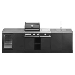Cucina da Esterno Completa 287 Series con Frigo e Lavello