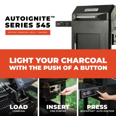 Barbecue a Carbone Automatico Masterbuilt Auto Ignite