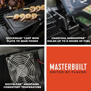 Barbecue a Carbone Automatico Masterbuilt Auto Ignite