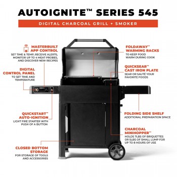 Barbecue a Carbone Automatico Masterbuilt Auto Ignite