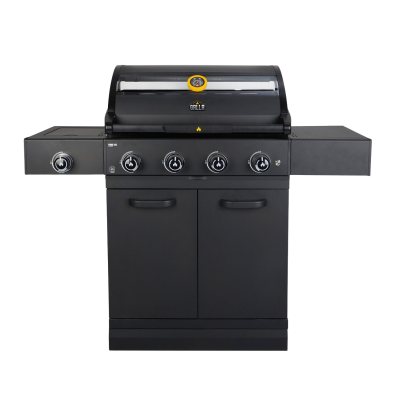 Barbecue a Gas GRLLR Prime G4S BBQ 4 Fuochi con Bruciatore Laterale