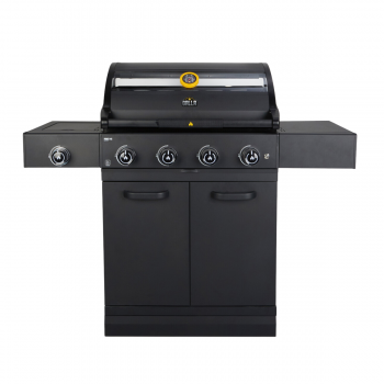 Barbecue a Gas GRLLR Prime G4S BBQ 4 Fuochi con Bruciatore Laterale